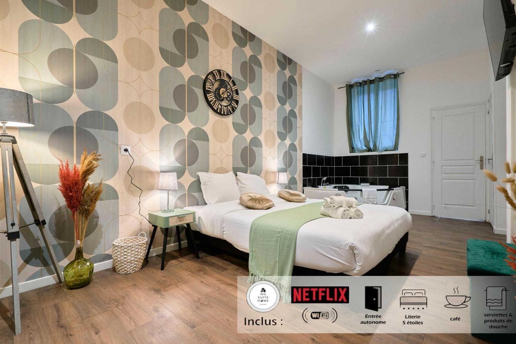Ng Prestige - Miln 1 - Balneo - Wifi & Netflix Apartment Рубе Екстериор снимка
